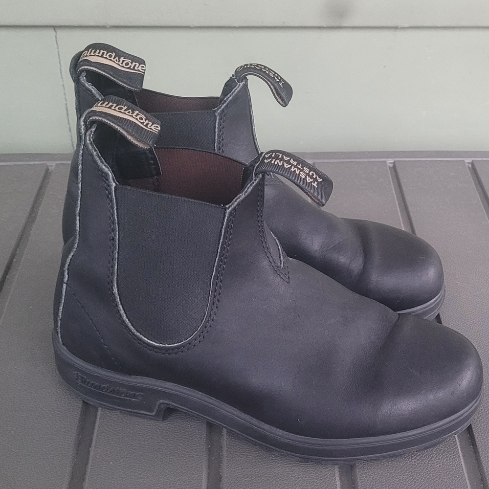 Blundstone Black Chelsea Boots (AU Size 4 - 24 cm Insole)